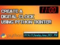 How to Make Digital Clock Using Python || Python Project 2021