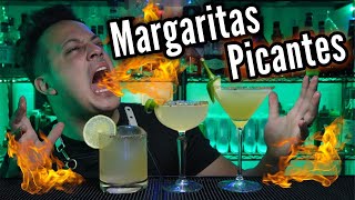 🌶 COMO hacer Margaritas PICANTES 🔥 COCTELES faciles TEQUILA