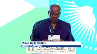 Extrait du discours du Président de la République S.E.M Ismail Omar Guelleh