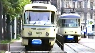 WorldofTrams: TEIL2- Die Leipziger Straßenbahn! Das alte Streckennetz!