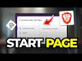 How To Set Start Page In Brave Browser (Tutorial 2026)