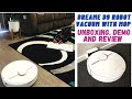 Dreame D9 robot vacuum cleaner with mopping function | Unboxing, demo and review | Simplified Living