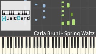 Carla Bruni - Spring Waltz - 韓劇 “春夜 봄밤” OST - Piano Tutorial 鋼琴教學 피아노 [HQ] Synthesia