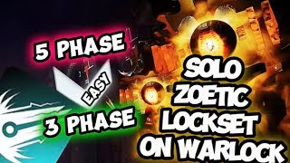 Destiny 2-SOLO ZOETIC LOCKSET ON WARLOCK (EASY/NO HEAVY) Sundered Doctrine/EPISODE HÉRÉSIE (PS5/FR)