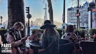 PARIS "Cafe With view Eiffel Tower" live Streaming  08/Mar/2022