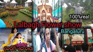 କେଉଁଠି ଏଇ ଜାଗା😍// Lalbagh Flower show// Dr Ambedkar statue all flower decoration#new Minivlog