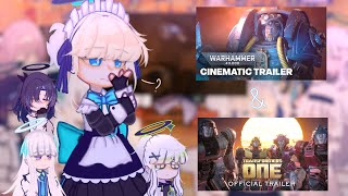 (Millennium) C&C, Semirnar +more react to: Transformers and Warhammer /BlueArchivexGachaclub/