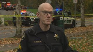 King County Sheriff's Office gives update on Woodinville shooting that injured 2 deputies
