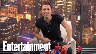 Tom Holland Reacts To Chris Hemsworth's Viral 'Avengers' Video | Cover Shoot | Entertainment Weekly