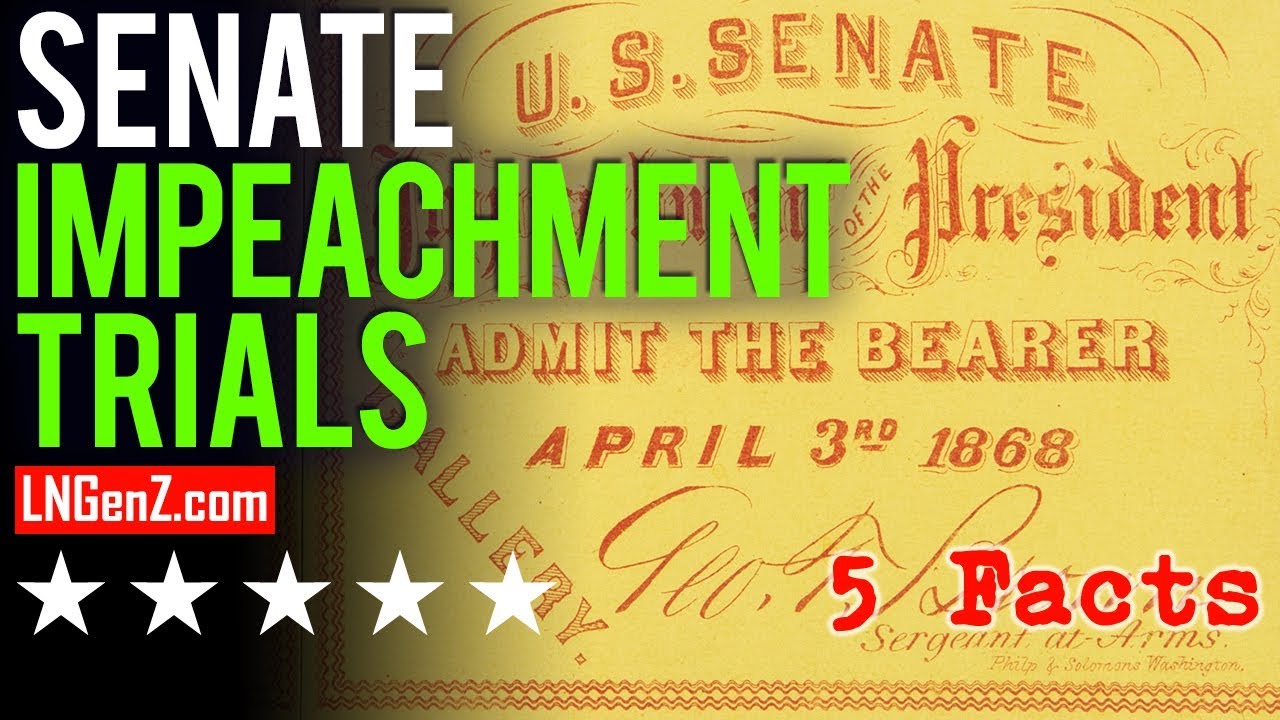 5 FACTS: Senate Impeachment Trials - YouTube