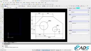 Tutorial DraftSight 2D Design #1