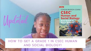 UPDATED: How to get a grade 1 in CSEC Human and Social Biology (for 2025 students)