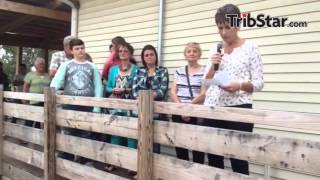 Tribute to Annette Benefiel at ISU Community Garden.