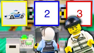 LEGO Experimental Vehicle Police Train STOP MOTION LEGO Train Robbery | Billy Bricks Compilations