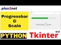 Tkinter interlinked Progressbar and Scale to reflect scale movement as status of  progressbar