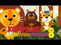 KOMPILASI LAGU ANAK ANAK DAN LIRIK 8 |Balonku ada Lima| DUNIA HEWAN LIAR