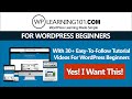 WordPress Tutorials For Beginners 2022 (WordPress Learning Made Simple)