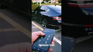 Control your car from your phone : Genesis G80 #제네시스