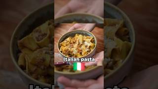 Chinese noodle master tries AUTHENTIC Italian Pasta