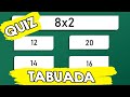 QUIZ DA TABUADA - Vamos Treinar a tabuada com essas 15 multiplicações