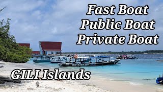 Gili Islands Boat Options: Fast Boat, Public Boat \u0026 Private Boat