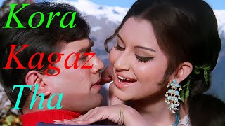 Kora Kagaz Tha Yeh Man Mera 4K Video Song   Lata Mangeshkar  Kishore Kumar   Aradhana  Rajesh Khanna