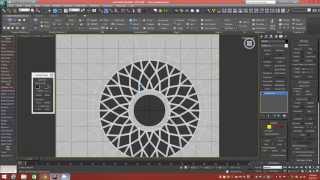 Modeling Tutorial: Building A Round Starburst Window And Wall Structure In 3dsMax (NO Booleans)