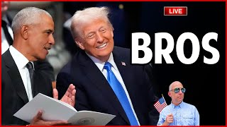 🔴 Donald Trump and Barack Obama Become Besties at Jimmy Carter's Funeral