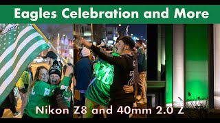 Photographing the Eagles Super Bowl Celebration and Nighttime Street Photography