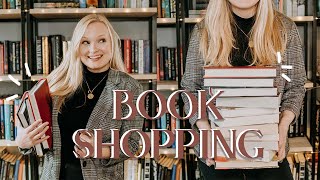 COME BOOK SHOPPING WITH ME! \\\\ giant book haul \u0026 cozy rainy day bookstore browsing 🌧 📚