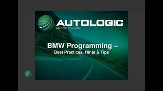 BMW Programming - Best Practices, Hints & Tips