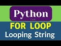 Looping string | python string