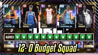 I went 12-0 with this budget squad in NBA 2K19 MyTEAM....