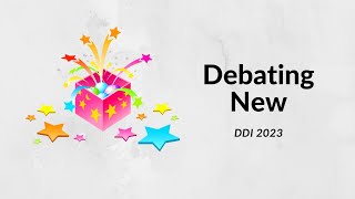 DDI 2023 - Debating New - Dr. Susko