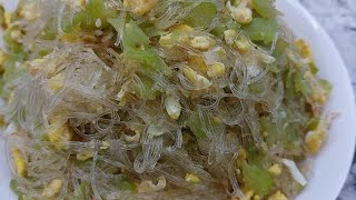 Ep.2 มะระผัดไข่ใส่วุ้นเส้น   Stir Fried Bitter Gourd with Egg and Glass Noodle