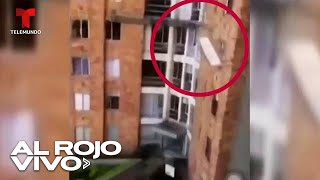 Mujer tira todo por la ventana tras descubrir infidelidad de su marido