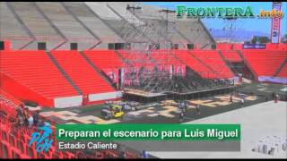 Preparan escenario para 'Luismi'