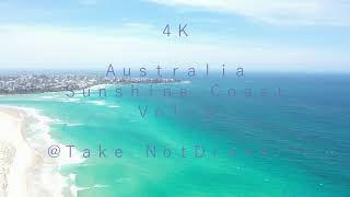 【４Ｋテレビ鑑賞用】#21 サンシャインコースト-ゴールデンビーチ - Australia - Sunshine Coast - Golden Beach - Drone \u0026 BGM Vol.3