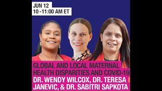 Global and Local Maternal Health Disparities and COVID-19