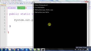 Basic Java Class 2: First Java Program and Print Hello World