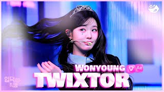 TWIXTOR CLIPS 4K IVE JANG WONYOUNG  'ATTITUDE' ( FanCam) MCOUNTDOWN_2025.2.6