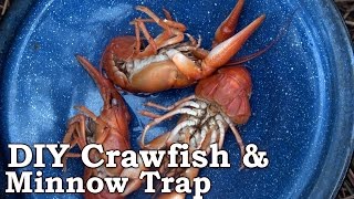 $7.50 DIY Minnow/Crawfish Funnel Trap - Bob Hansler Design