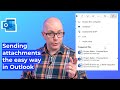 Sending attachments the easy way in Outlook