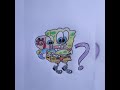 how to drawing Gary with SpongeBob - #shorts