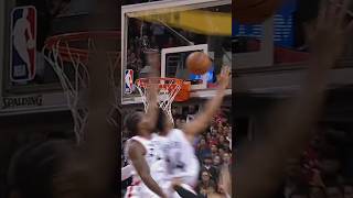 Kawhi Leonard And Danny Green Double Block On JT #nba #basketball #block #hoopsofficial #shorts