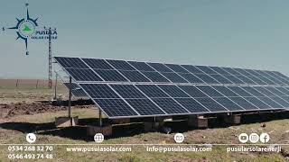 26 kW 35 Hp Güneş Enerjili Tarımsal Sulama Sistemi - Pusula Solar Enerji