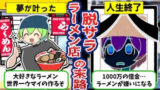 【絶対にやるな！】脱サラしてラーメン屋を開業したずんだもんの悲惨な末路【ずんだもん＆ゆっくり解説】