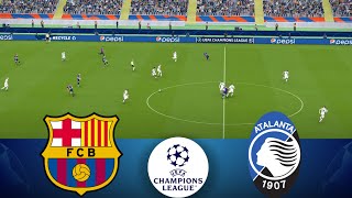 Barcelona vs Atalanta LIVE UEFA Champions League 2024/25 Full Match - eFootball Match