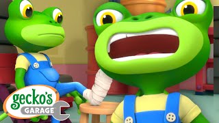 OH NO! Gecko gets HURT | Gecko's Garage | Trucks For Children | Cartoons For Kid
