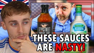 Brit Reacting to 6 Sauces I Only Encountered After Moving to America